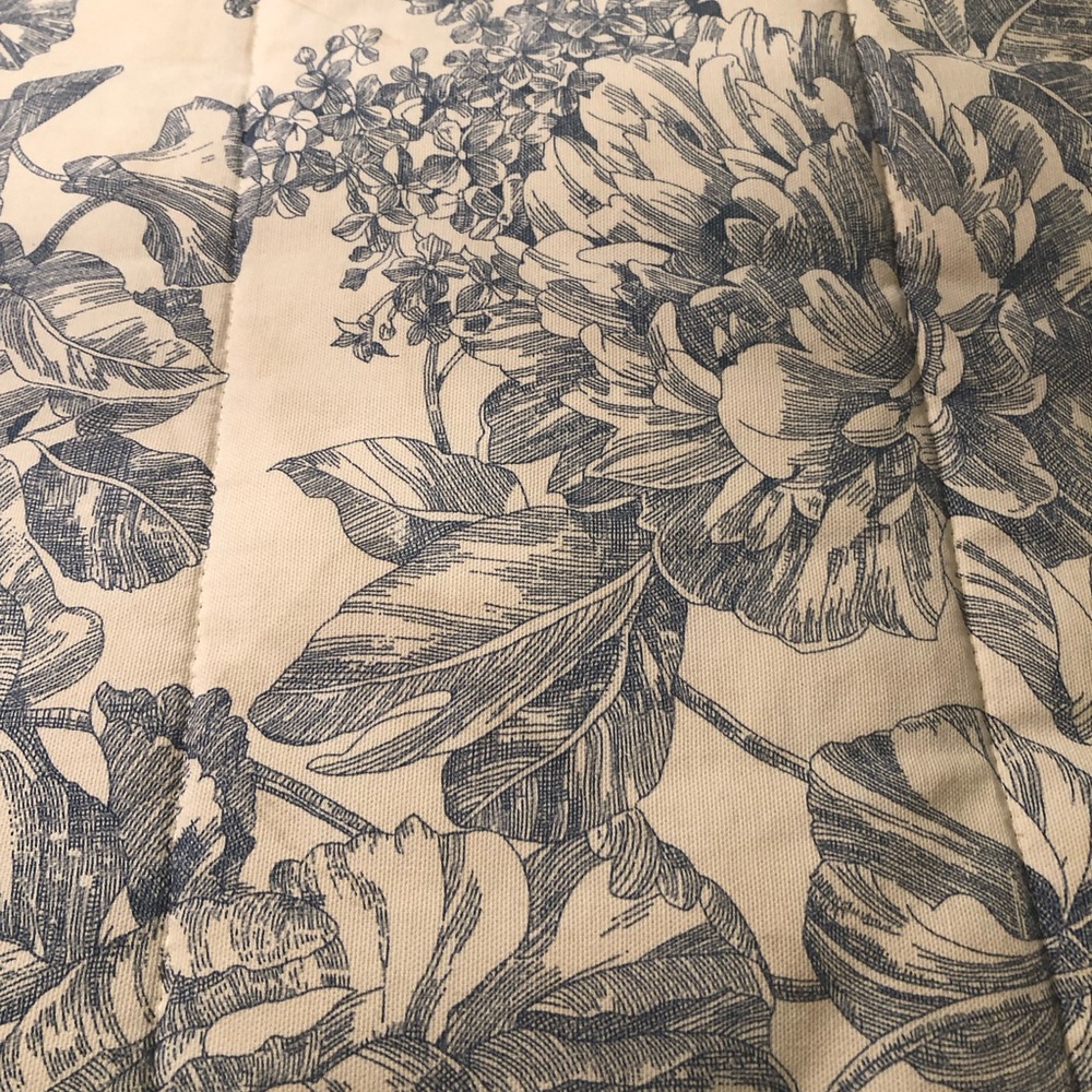 Waverly Garden Toile queen set.